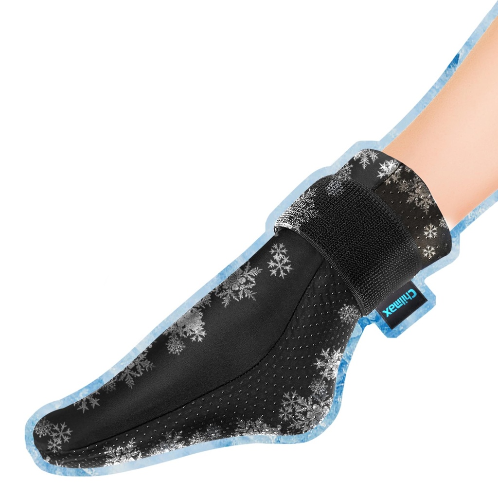 Foot Ice Pack Sock,Gel Cold Hot Therapy Neuropathy Sock Pain Relief for Feet,Full Foot Ankle Heel Toes Cooling Compress Wrap for Gout,Swelling,Sprains,Injuries Recovery