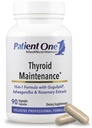Patient One Thyroid Maintenance | Supplement to Support Thyroid Function and Energy Levels* | with Vitamin B12, Ashwagandha and More | 90 Capsules