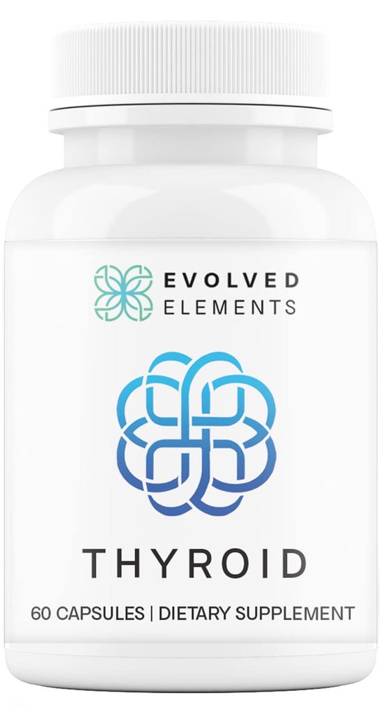 Thyroid – Raw Grass-Fed Desiccated – New Zealand Sourced - Energy & Metabolism Support – Non-GMO, 60 Capsules