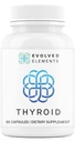 Thyroid – Raw Grass-Fed Desiccated – New Zealand Sourced - Energy & Metabolism Support – Non-GMO, 60 Capsules