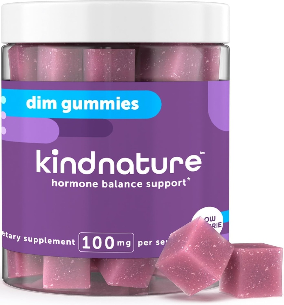 kindnature DIM Supplement Gummies - 100mg DIM Gummies