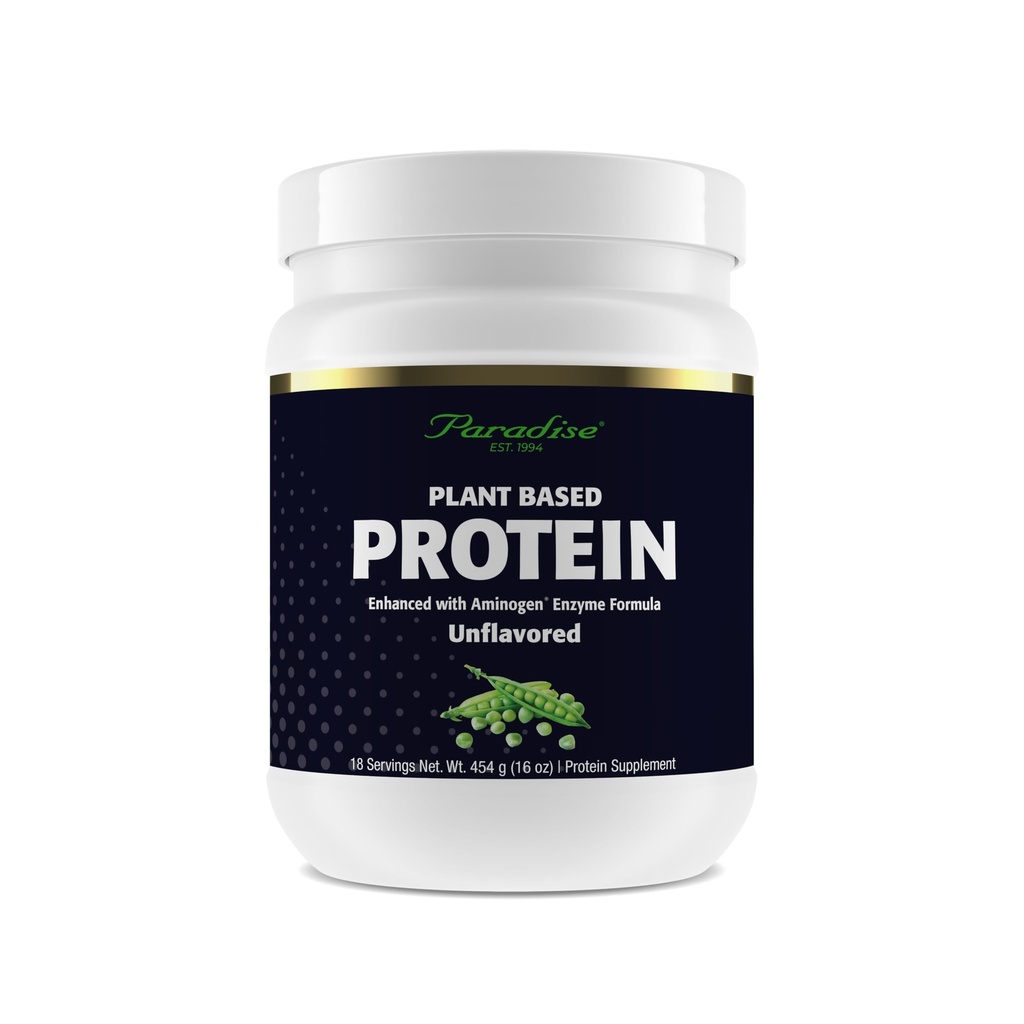 Paradise Herbs Certified Organic Pea Protein Powder, Unflavored, Vegan, Gluten Free, Non-GMO, Keto, Paleo, 15 Servings, 15.87 oz