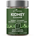 Kidney Cleanse Detox Supplement - Advanced Kidney Support Formula with Cranberry Pacran, Dandelion Root, Turmeric & Milk Thistle - Supports Kidney Health, Function & Fluid Balance - 60 Capsules