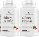 Kidney Cleanse Advanced Formula with Cranberry Extract, Kidney, Urinary Tract & Bladder Detox and Cleanse - 60 Capsules (Pack of 2)