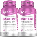 Herbtonics Fast Acting Urinary Tract Cleanse Treatment | Formula UTI with 36 mg PAC | Medical-Grade Cranberry Supplement for Urinary Tract Support (60 Count (Pack of 2))