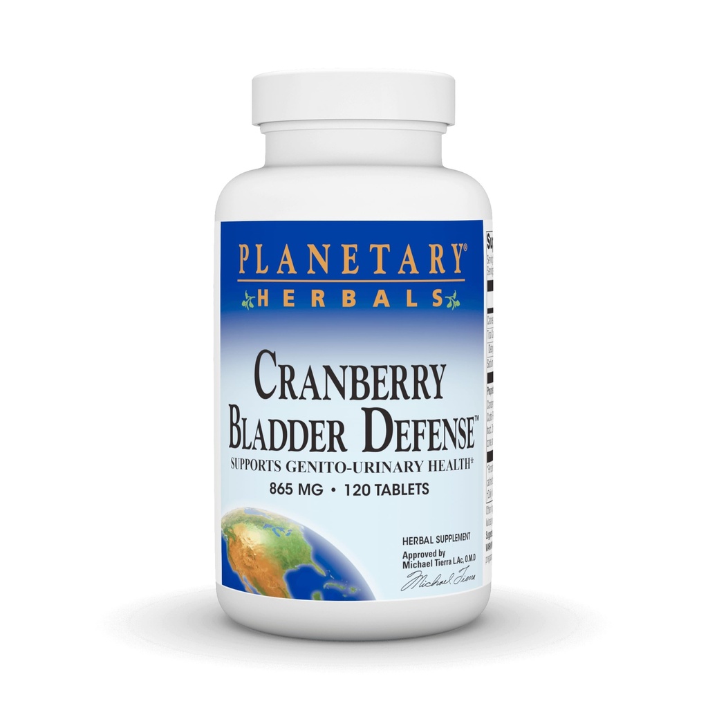 Planetary Herbals Cranberry Bladder Defense 865mg, Supports Genito-Urinary Health