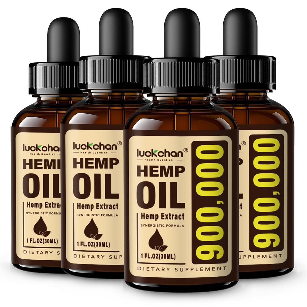 (4-Pack) Premium Hemp Oil