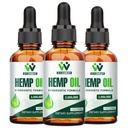 Hemp Oil Drops High Potency - 2,000,000 Maximum Strength Organic Hemp Tincture for Pain Relief, Sleep, Skin - with C02 Extraction, Vegan, Non-GMO (3 Pack)