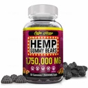 Organic Hemp Gummies Neuropathy Support High Potency - Vegan Extra Strength Hemp Oil Infused Nerve Pains, Supplement Gummy Capsules Bear Edibles Omega 3-6-9 Vitamin B2 Made in USA