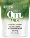 Om Kushroom Superfood Reishi Mshumer, 100 Servings, Adaptogen Powder per a l&#39;ajuda de Stresir i Imneune Sanitat
