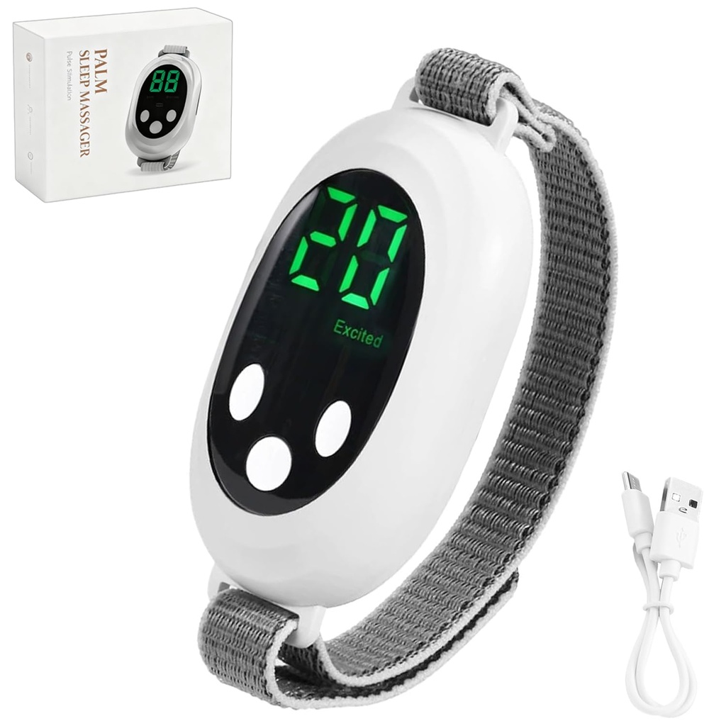 Handheld Sleep Aid Device, Anxiety Device, Relief Anxiety Help Sleep, Promotes Rest, USB Rechargeable for Stress Relief, Panic Attacks and Agitation, Improved Sleep, Mood and Focus