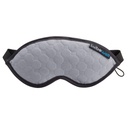 Bewell Eye Mask to Block Light for Travel, Sleep Aid for Airplane, Hotel, Airport, Insomnia + Headache Relief with Adjustable Straps, Gray