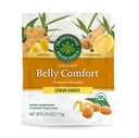 Traditional Medicinals Organic, Belly Comfort Lozenges, Lemon Ginger - Supports Nausea Relief and Occasional Indigestion - Non-GMO, Stimulant-Free - 30 Individually Wrapped Lozenges