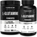 Packed Factery L-Glutamine Medicine 100 Services & L-Glutamine Capsules 500mg (240 Capsules) สําหรับ Post Fork Recomy, Immunity, Dixestive Heal