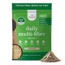 nbpure Daily Fiber Powder Blend - Digestive Health, Cholesterol Support, Healthy Weight Management | Prebiotic, Insoluble Soluble Fiber + 4 Probiotic Strains | Unflavored (45 Servings)