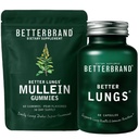 Betterbrand Better Lungs Health Pack - BetterLungs & Mullein Gummies - Complete Respiratory Wellness Pack: BetterLungs & Mullein Gummies - 30 Day Supply