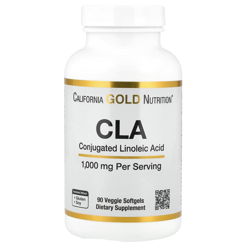 California Gold Nutrition CLA, Conjugated Linoleic Acid, 1,000 mg, 90 Veggie Softgels