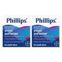 Phillips' Stool Softener Liquid Gels (30-Count Box, Pack of 2)