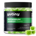 Potassium Supplement 500mg 3 in 1 Complex Gummies, Chewables with Potassium Citrate Chloride Gluconate, Extra Strength Blend, 60 Count