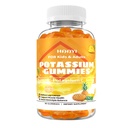 1200mg Potassium Chloride Supplement Gummies for Adults Women Men，High Potassium Supplement Support Leg Cramps & Electrolyte Balance& Heart Health， Sugar Free,Pineapple Flavor,90 Count