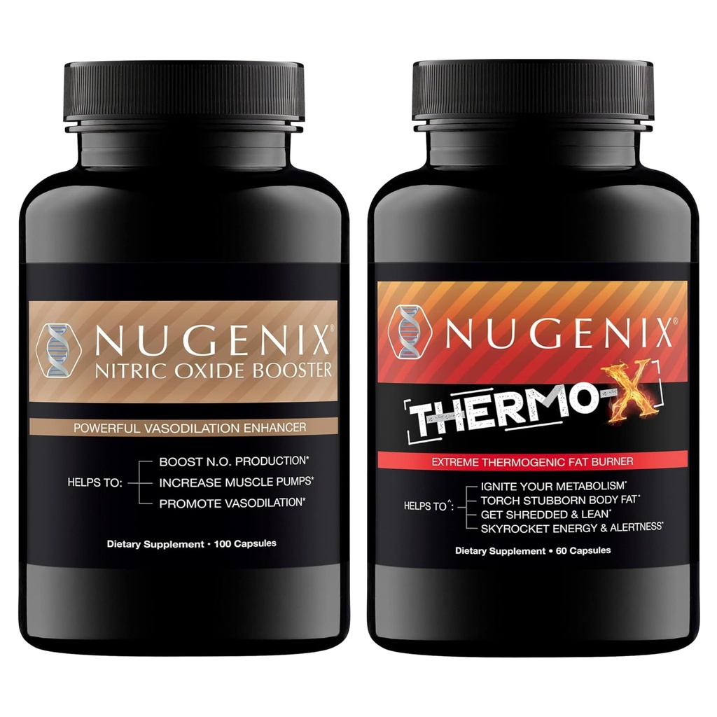 Nugenix Thermo-X Fat Burner and Nitric Oxide Booster for Men