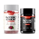 Snap Supplements Nitric Oxide Beet Root Gummies + Nitric Oxide Booster Bundle, 60 Sugar-Free Peach Gummies + 60 Vegetarian Capsules
