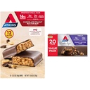 Atkins Chocolate Peanut Butter Protein Meal Bar, High Fiber & Endulge Peanut Butter Cups, Dessert Favorite, Low Carb, 0g Sugar, 20 Count