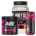 Paddy The Baddy Training Stack Bundle - All Black Everything Pre-Workout, Performance Energy Drink & Whey Protein Isolate