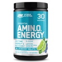Optimum Nutrition Amino Energy - Pre Workout with Green Tea, BCAA, Amino Acids, Keto Friendly, Green Coffee Extract, Energy Powder - Blueberry Mojito, 30 Servings (Packaging May Vary)