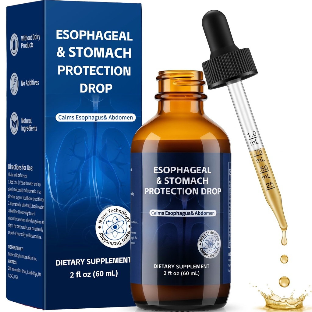 Nano-Soothe Esophageal Health Supplement | Made with Natural Ingredients | Soothes Digestive Discomfort | Maintains Digestive Health and Balances Stomach Acid