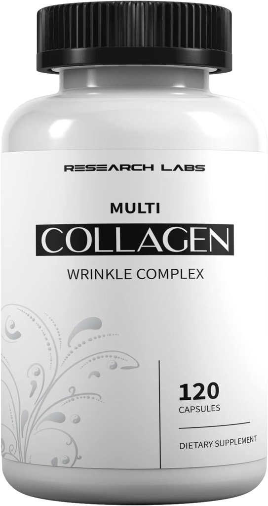 Els laboratoris Research Promo 120 Collage Pells - 600 mg, Grans Feed Anti-Abing Suport per a la pell, els parsecs, els tendons, els Ossos i els pèls. Paley. Collage Peptides Powder suplementaris