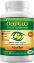 Suplemento de visión Ocu-GLO para cans pequenos por necesidade animal con luteína, ácidos graxos omega-3, extracto de sementes de uva e antioxidantes para promover a saúde dos ollos en cans, 45 gestos líquidos