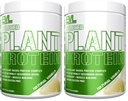 Evlution Nutrition Stacked Plant Protein Powder, Vegan, Non-GMO, Gluten-Free, Probiotics, BCAAs, Fiber, Plant-Based Protein Complex, 300G (Natural Vanilla) (Pack of 2)
