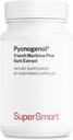Supersmart - Pycnogenol 200mg por día (Patented & Highly Bioavailable) - Extracto Marítimo Pine Bark francés | Non-GMO & Gluten gratis - 60 cápsulas vexetarianas