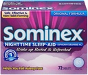Sominex Tablets, Nighttime Sleep-Aid 72 ea