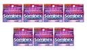 Sominex Nighttime Sleep-Aid Caplets, Maximum Strength, 16 ea (Pack of 7)