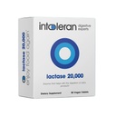Intoleran Lactase 20,000 Digestive Enzymes - 50 Scored Tablets | Supplement for Lactose Intolerance | Lactase Enzyme that Helps Digest Dairy & Lactose | Highest Dosed & Fast Acting | Pure & Vegan