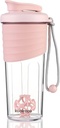 Shaker Bottle for Protein Mixes,24 oz,Protein Shaker Bottles with Whisk Ball, Mixer Bottle, Proteine Bottle, Portable Pre Workout Whey Protein Drink Shaker Cup,Pink