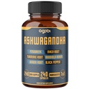 240 Capsules - 8 Month Supply - 7in1 with Fenugreek, Maca, Turmeric, Rhodiola, Ginger, and Black Pepper - Mood, Strength, Spirit and Energy Support Supplement