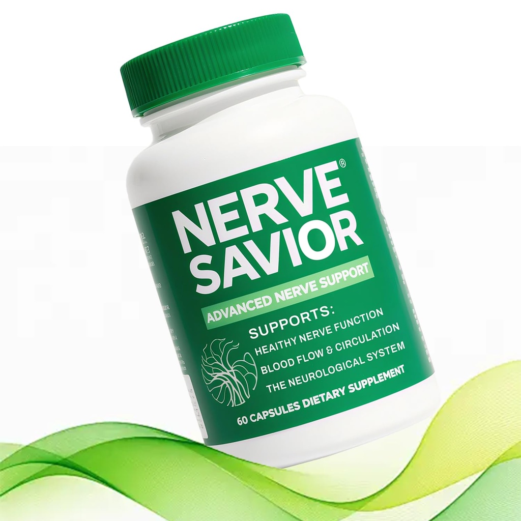 Advanced Nerve Support with B Vitamins & Herbal Extracts - 60 Capsules