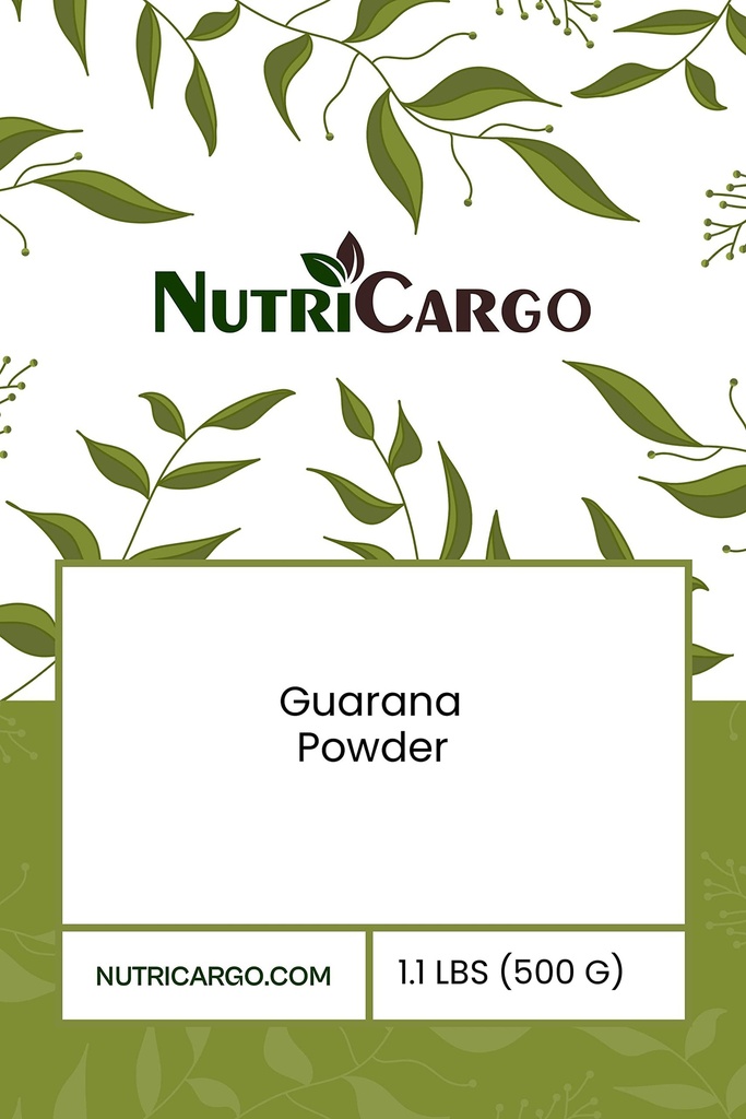 NutriCargo Guarana Powder 1.1 LBS (500 G)