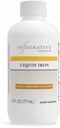Integrative Therapeutics Liquid Iron - Energy Support Supplement* - with Vitamin B12 & Folate - Liquid Supplement for Convenience - Gluten & Dairy-Free - Apple Cinnamon Flavored, 6 fl oz (35 Servings)