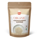 SPICY ORGANIC Organic Ashwagandha Root Powder – 4 oz. - Non-GMO, 100% Raw from India – Indian Ginseng (Withania Somnifera) – Natural Stress Support, Energy & Immune Health