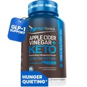 Herbtonics Apple Cider Vinegar + Keto BHB Capsules | GLP-1 Support for Appetite, Cravings & Weight Management | Metabolism Support with Satiety Support | 60 Capsules - 1 Month Supply