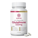 6SKINS®6in1 Beauty Elixir with Liposomal Glutathione 510mg | Glutathione Supplement 4X Better Absorption - Immune Support, Liver Detox, Powerful Antioxidant for Healthier Skin - 60 Capsules