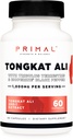 Primal Tongkat Ali Capsules (60 Capsules / 30 Servings, 1,000 mg Per Serving) - Long Jack Supplement for Men, Gluten Free, Non-GMO Herbal Nutritional Supplement