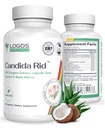 Candida Rid Herbal Supplement with Oregano Extract and Probiotics, 60 Capsules