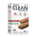 Ready® Protein Bars - High-Protein Snack with 15g Whey Protein, With Flaxseeds and Omega-3s for Sustained Energy, Supports Lean Muscle and Recovery - 24CT Variety Pack, 12 Dark Chocolate Sea Salt & 12 Chocolate Peanut Butter