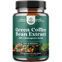 Green Coffee Bean Extract for Weight Loss - Pills for Women and Men - Appetite Suppressants for Weight Loss with Chlorogenic Acid - Herbal Fat Burner to Assist with Weight Loss 120 Count