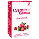 Cysticlean Cranberry PAC Supplement – 240 mg PAC, Sugar-Free – Urinary Tract Infection Support – Most Effective Cranberry Pills for Cystitis & Interstitial Cystitis Relief